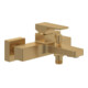 V&B Einhebelmischer für Badewanne Architectura Square mit Umsteller, Wandmontage, brushed gold-1