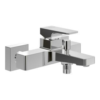 V&B Einhebelmischer für Badewanne Architectura Square mit Umsteller, Wandmontage, chrom