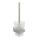 V&B Elements Ensemble brosse WC Striking 94x340x118mm, satiné, avec brosse, bleu clair-1