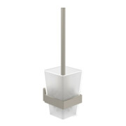 V&B Elements Ensemble brosse WC Striking 94x340x118mm, satiné, avec brosse, bleu clair