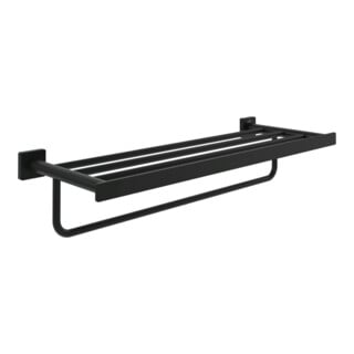 V&B Elements Porte-serviettes Striking 595 mm, noir mat