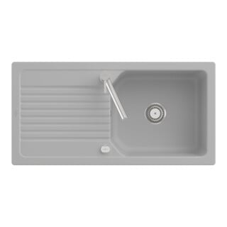 V&B Évier affleurant Linara 60 Flat, graphite CeramicPlus