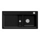 V&B Évier affleurant Subway 60 Flat droite, avec garniture vidage, excentrique, chromite-1