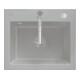 V&B Évier affleurant Subway 60 S Flat avec garniture vidage, commande excentrique, fossil-1