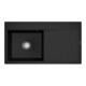 V&B évier affleurant Subway Style 50 Flat gauche, avec garniture, robinet, Chrome CeramicPlus-1