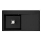 V&B évier affleurant Subway Style 50 Flat gauche, avec garniture, robinet, Chrome CeramicPlus