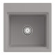 V&B Évier affleurant Subway Style 50 S Flat Git., d, m égouttoir, mitigeur, fossil C-plus-1