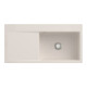 V&B Évier affleurant Subway Style 60 Flat droite, avec garniture, crema CeramicPlus-1