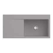 V&B évier affleurant Subway Style 60 Flat droite, avec garniture, fossil C-plus