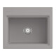 V&B Évier affleurant Subway Style 60 S Flat gauche, avec garniture, excentrique, fossil-1