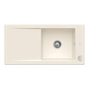 V&B Évier affleurant Timeline 60 Flat avec garniture vidage, commande excentrique, crema