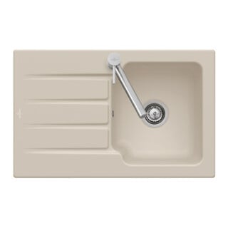 V&B Évier Architectura 45, céramique CeramicPlus amande