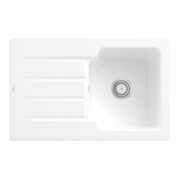 V&B Évier Architectura 45 cm Garniture vidage, manuel, blanc st. CeramicPlus