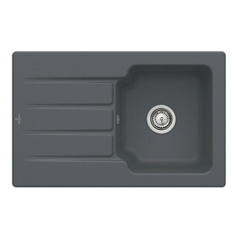V&B Évier Architectura 45, graphite CeramicPlus