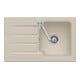 V&B Évier Architectura 45 m Garniture vidage, excentrique, gris CeramicPlus-1