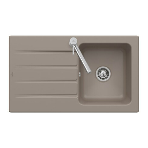 V&B Évier Architectura 50, céramique CeramicPlus, couleur bois