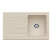 V&B Évier Architectura 50 cm avec garniture vidage, excentrique, almond CeramicPlus