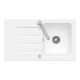 V&B Évier Architectura 50 cm Ensemble vidage, excentrique, blanc alp C-plus-1