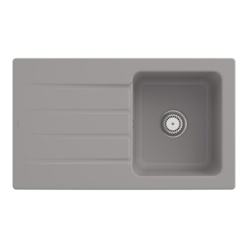 V&B Évier Architectura 50 m Ensemble vidage, manuel, fossil CeramicPlus