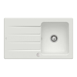 V&B Évier Architectura 50 m Garniture vidage, excentrique, steam CeramicPlus