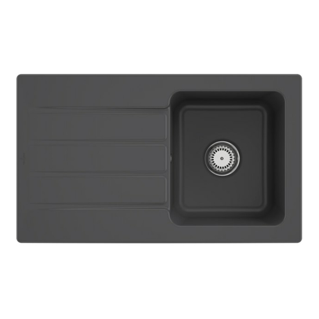 V&B Évier Architectura 50 m set vidage, manuel, graphite CeramicPlus