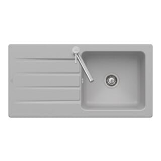 V&B Évier Architectura 60, blanc alpin CeramicPlus