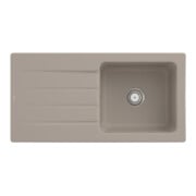 V&B Évier Architectura 60 cm avec garniture vidage, manuel, amande CeramicPlus
