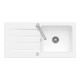 V&B Évier Architectura 60 cm Garniture vidage, excentrique, blanc alp C-plus-1
