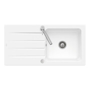 V&B Évier Architectura 60 cm Garniture vidage, excentrique, blanc alp C-plus