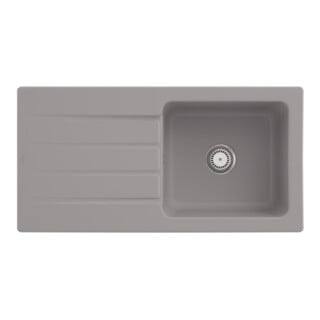 V&B Évier Architectura 60 cm Garniture vidage, manuel, fossil CeramicPlus