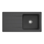 V&B Évier Architectura 60 m avec garniture vidage, manuel, graphite CeramicPlus