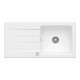 V&B Évier Architectura 60 m Garniture vidage, excentrique, acier blanc C-plus-1