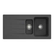 V&B Évier Architectura 60 XR avec garniture vidage, mitigeur, graphite C-plus
