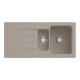 V&B Évier Architectura 60 XR avec garniture vidage, robinet rond, amande C-plus-1