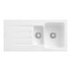V&B Évier Architectura 60 XR avec garniture vidage, robinet rond, blanc C-plus-1