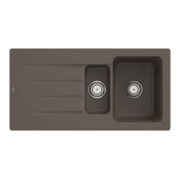 V&B Évier Architectura 60 XR avec garniture vidage, robinetterie ronde, timber C-plus