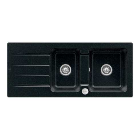 V&B Évier Architectura 80 m Garniture vidage, Excentrique, Chrome CeramicPlus