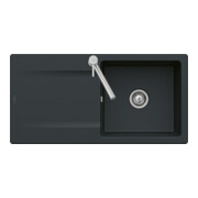 V&B Évier encastré Siluet 60 Flat, ivoire CeramicPlus