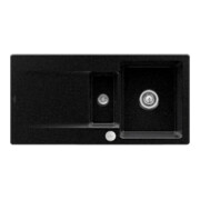 V&B Évier encastré Siluet 60 R Flat avec garniture vidage, commande excentrique, chromite