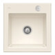 V&B évier encastré Subway 50 S Flat avec garniture, commande excentrique, crema-1