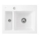 V&B Évier encastré Subway 60 XM Flat avec garniture vidage, excentrique, blanc neige-1
