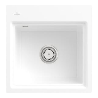 V&B évier encastré Subway Style 50 S Flat, blanc C-plus