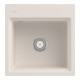 V&B Évier encastré Subway Style 50 S Flat Git., r, m Garniture vidange, crema C-plus-1