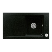 V&B Évier encastré Timeline 50 Flat avec garniture vidage, commande excentrique, chromite