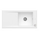 V&B Évier encastré Timeline 60 Flat avec garniture vidage, excentrique, blanc pierre-1