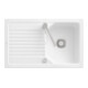 V&B Évier Linara 45 cm Garniture vidage, excentrique, sn blanc CeramicPlus-1