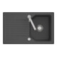 V&B Évier Linara 45 m Garniture vidage, excentrique, CeramicPlus graphite-1