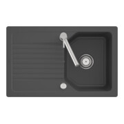 V&B Évier Linara 45 m Garniture vidage, excentrique, CeramicPlus graphite