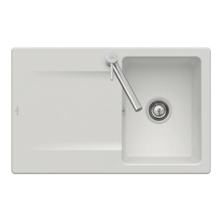 V&B Évier Siluet 45, céramique CeramicPlus amande