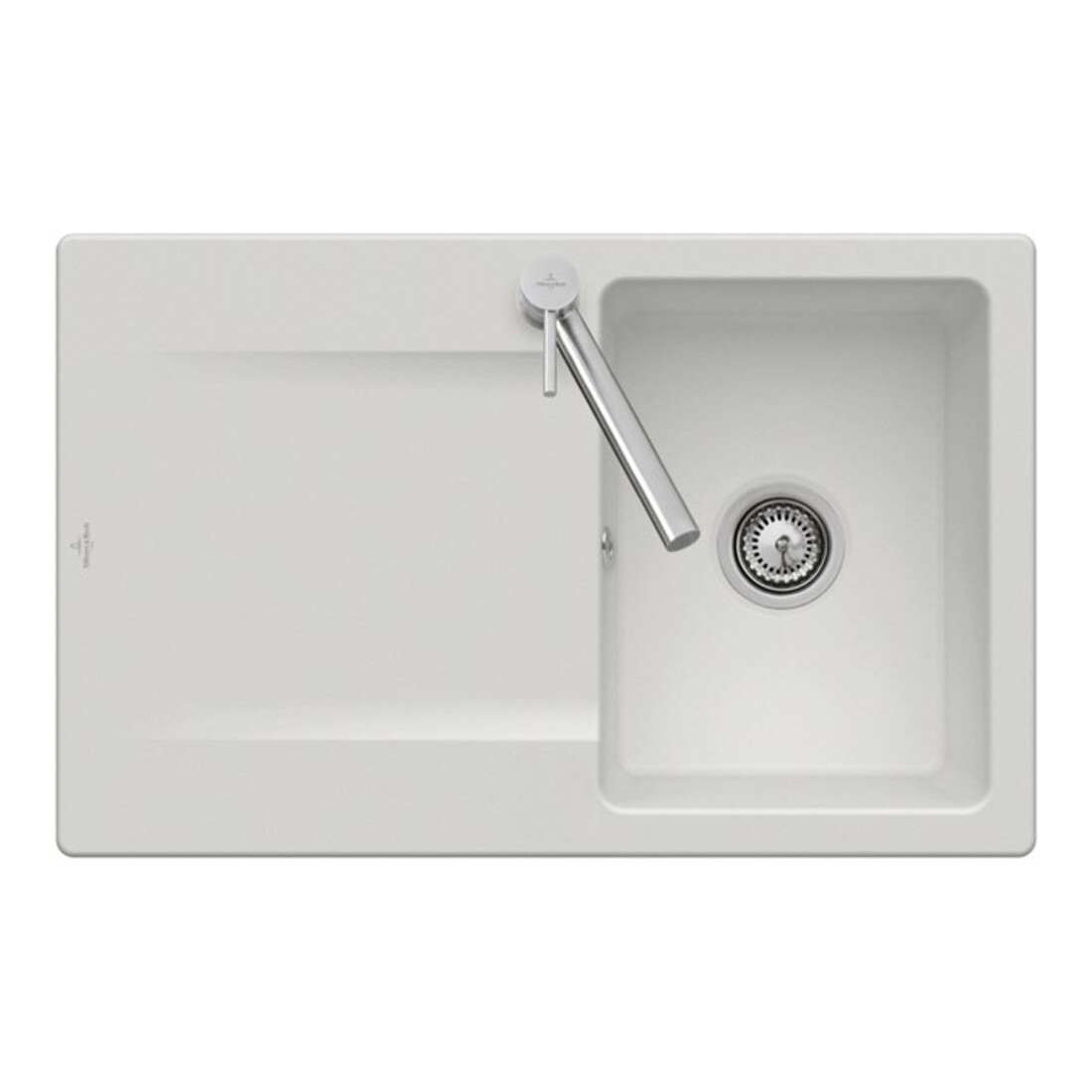 V&B Évier Siluet 45, crema CeramicPlus